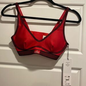 ALO Yoga Red Sports Bra